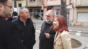 Amb els regidors Marta Escudero, Ximo Bueno i Josep Barberà